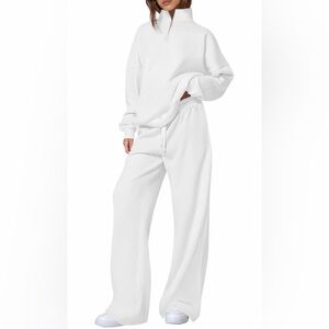 Women's White Relaxed Fit Jumpsuit